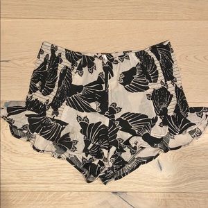 Free People ruffled shorts, new with tags